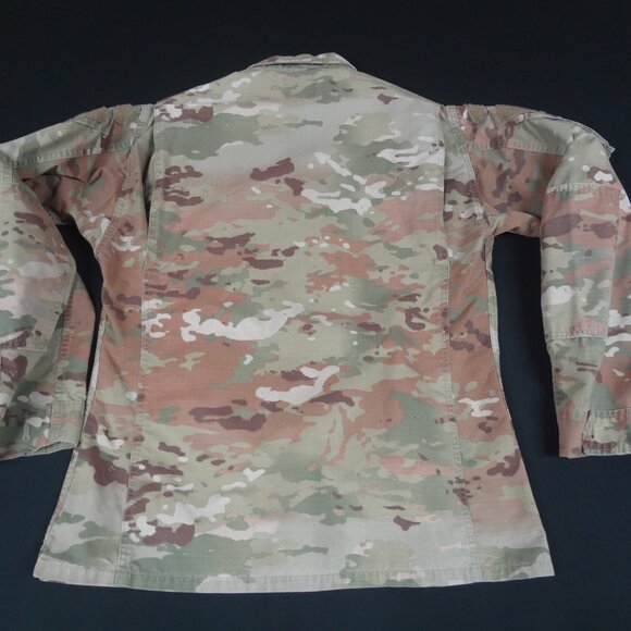 US ARMY CAMOFLAGE UNIFORM COAT JACKET SMALL SHORT CAMO TACTICAL FATIGUES L247 - Picture 6 of 8